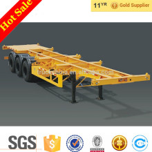 CIMC 3 Ejes 40ft Flat Bed Container Semi Trailer